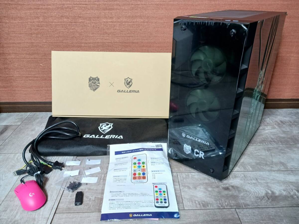 17799-04★ドスパラ GALLERIA CRA7C-R48S Crazy Raccoon コラボモデル ゲーミングPC Core i-7/14700F/16GB★