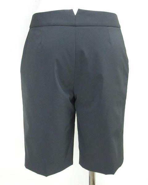 フォクシー ニューヨーク FOXEY グレー 中綿 ハーフ パンツ 38