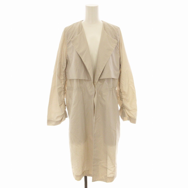 ロートレアモン LAUTREAMONT スプリングコート トレンチ ロング 38 ベージュ 3104-71028 /EE レディース