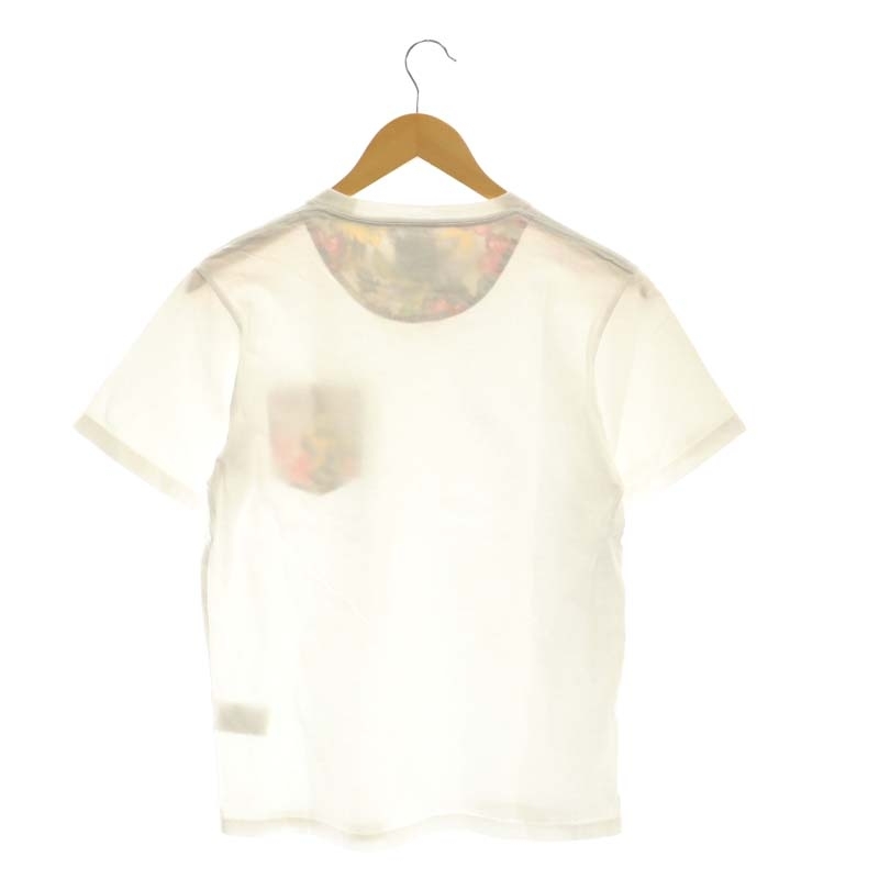ビームスハート BEAMS HEART トロピカル柄 ポケットTシャツ カットソー 半袖 S 白 ホワイト /AT ■OS メンズ