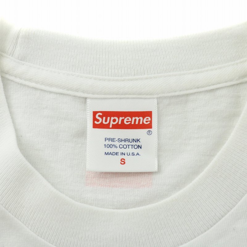 シュプリーム SUPREME 16aw Slayer Altar Tee Tシャツ カットソー 半袖 クルーネック ロゴ プリント S 白 ホワイト