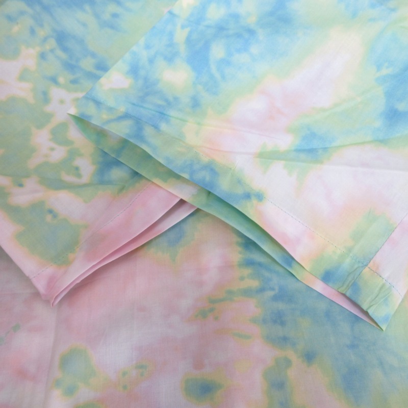 サノバチーズ SON OF THE CHEESE タグ付き 20SS DYE Hook Shirt アロハシャツ 総柄 コットン 半袖 L マルチカラー /SY 0709 メンズ