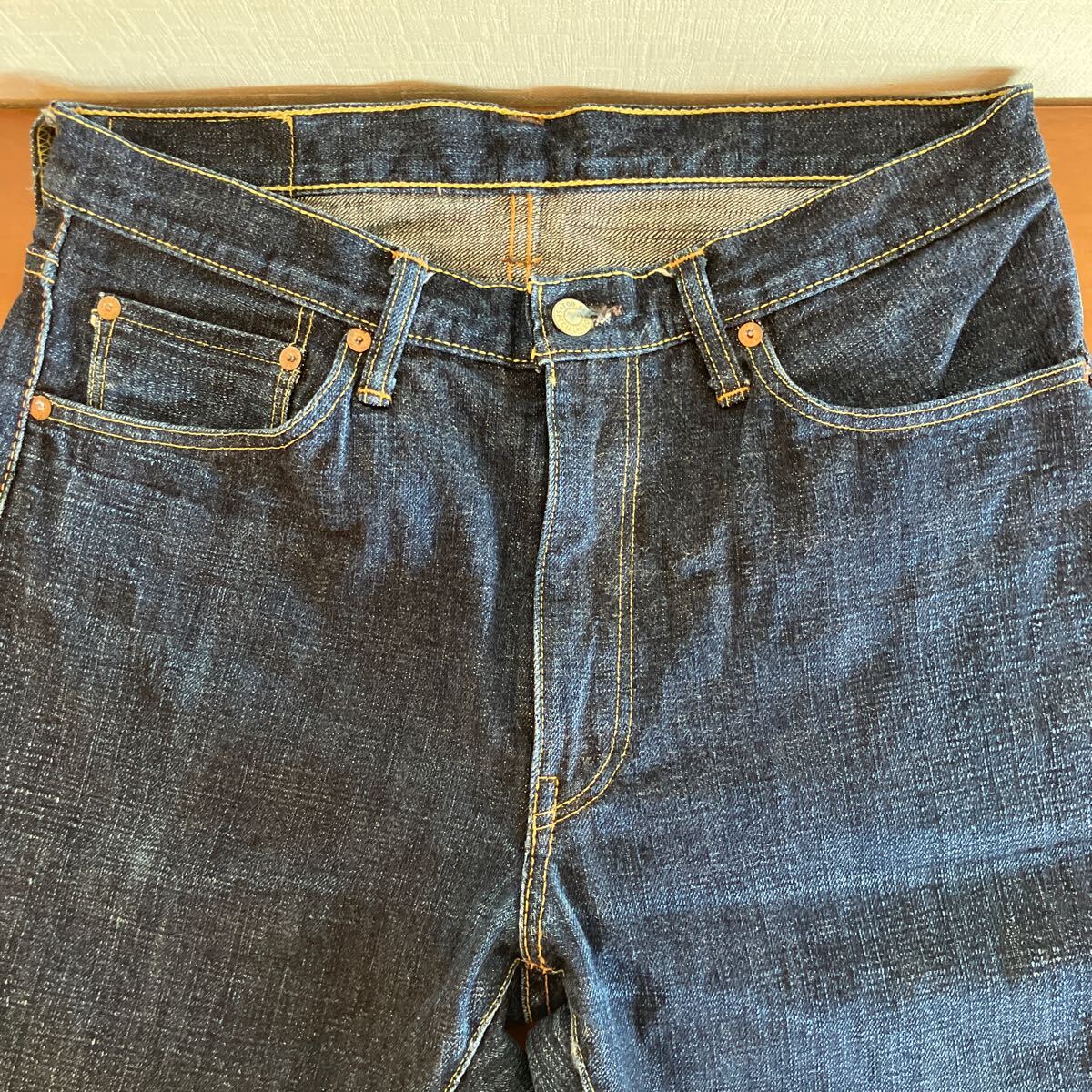 FOB FACTORY F.O.B.ファクトリー　F147 G3 W33 セルヴィッチ デニム 5P デニムパンツ インディゴ　日本制　MADE IN JAPAN