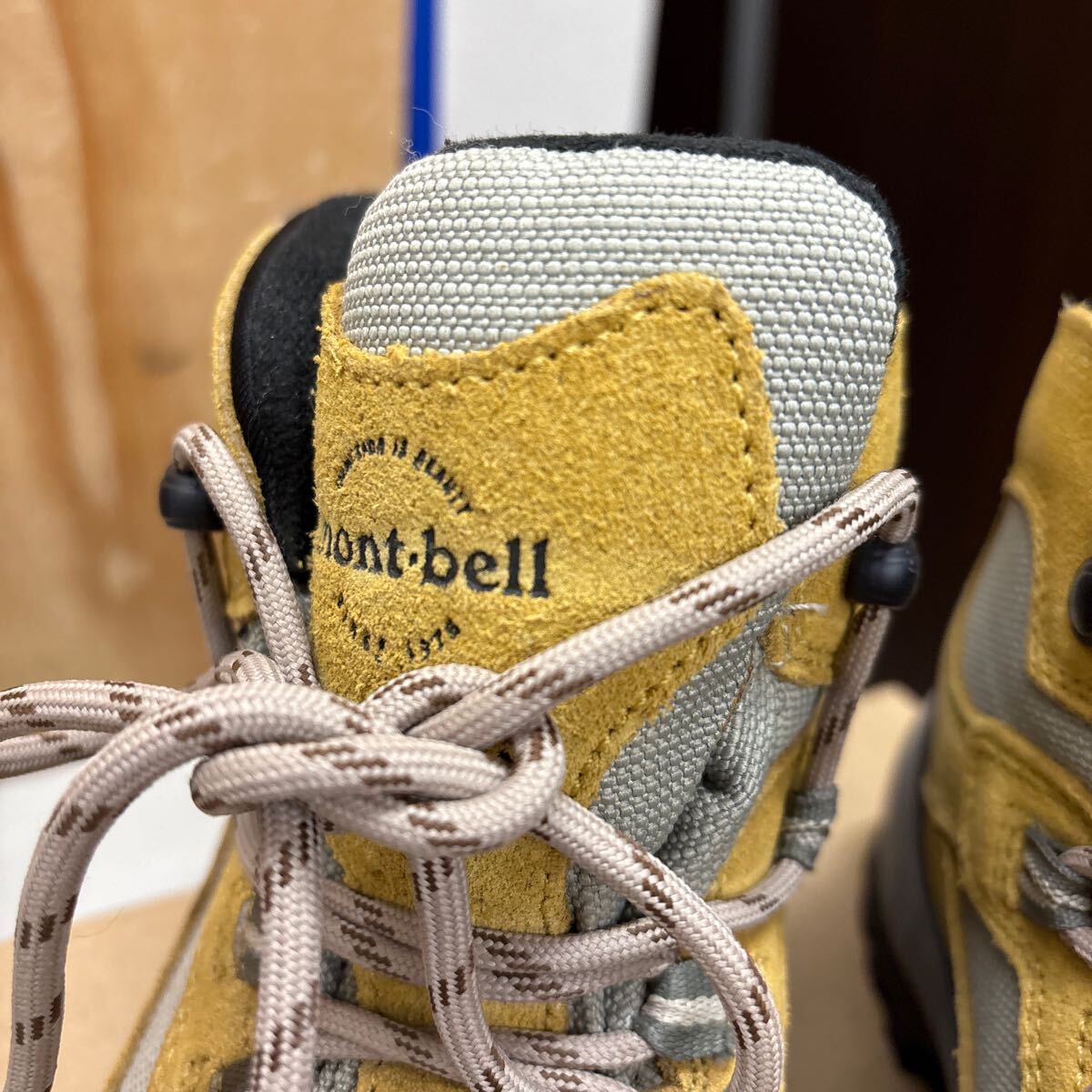 mont-bell モンベル タイオガブーツ GORE-TEX Women s イエローオーカー トレッキングシューズ 24.0