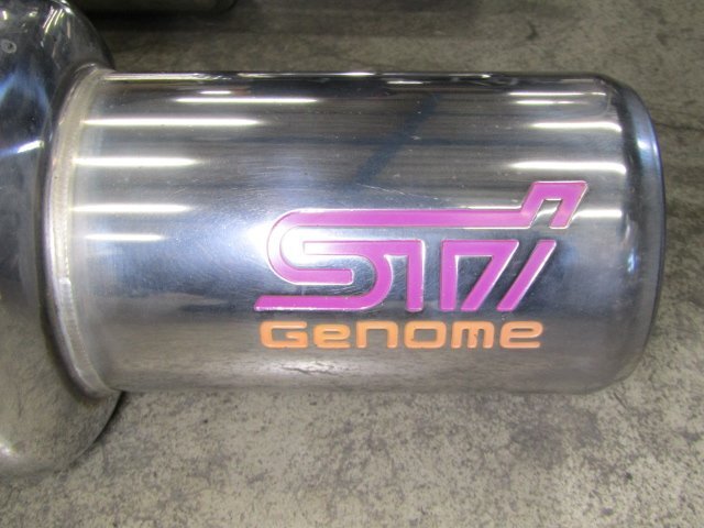 ◎【個人宅配送不可】[96A+Q2] STi Genome ゲノム マフラー スバル BP5 レガシィ EJ20X