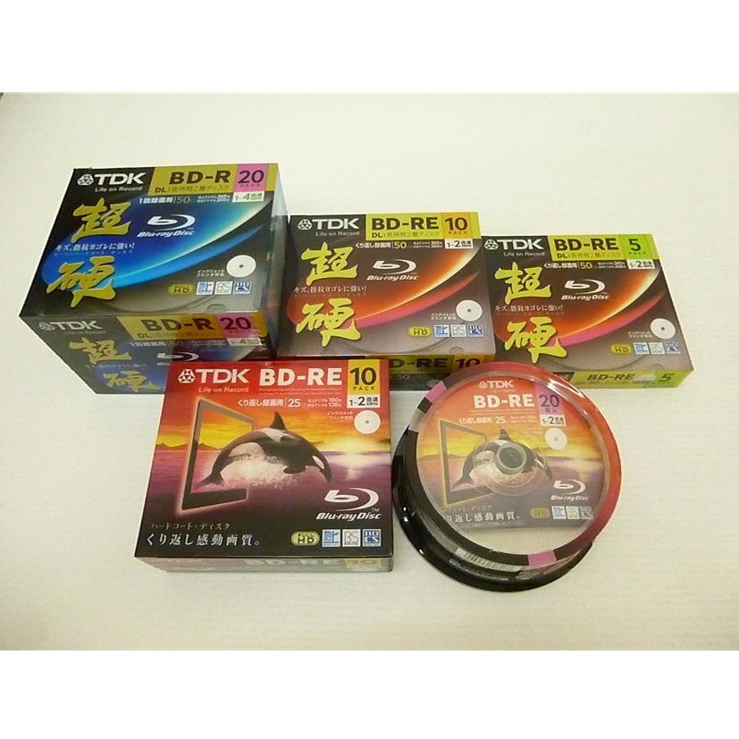 1円【未使用】TDK /4　BD-R　BD-RE　録畫用　まとめセット　25GB　50GB/88