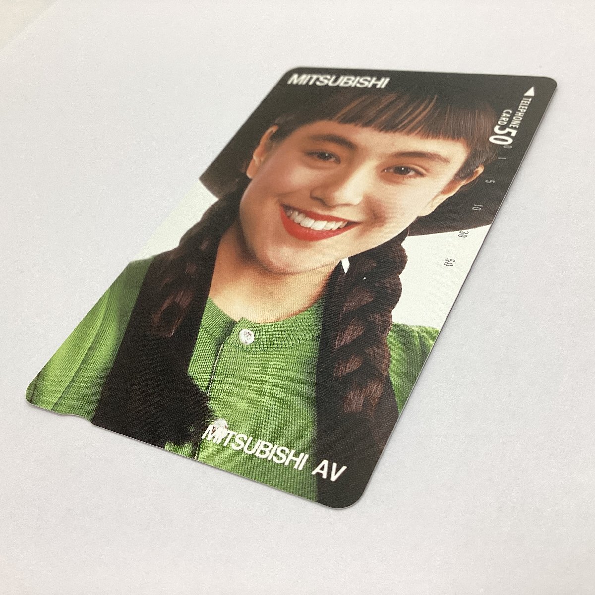 не использовался телефонная карточка Makis Eriho MITSUBISHI AV NEW CHARACTER 50 частотность женщина super телефонная карточка Mitsubishi картон имеется