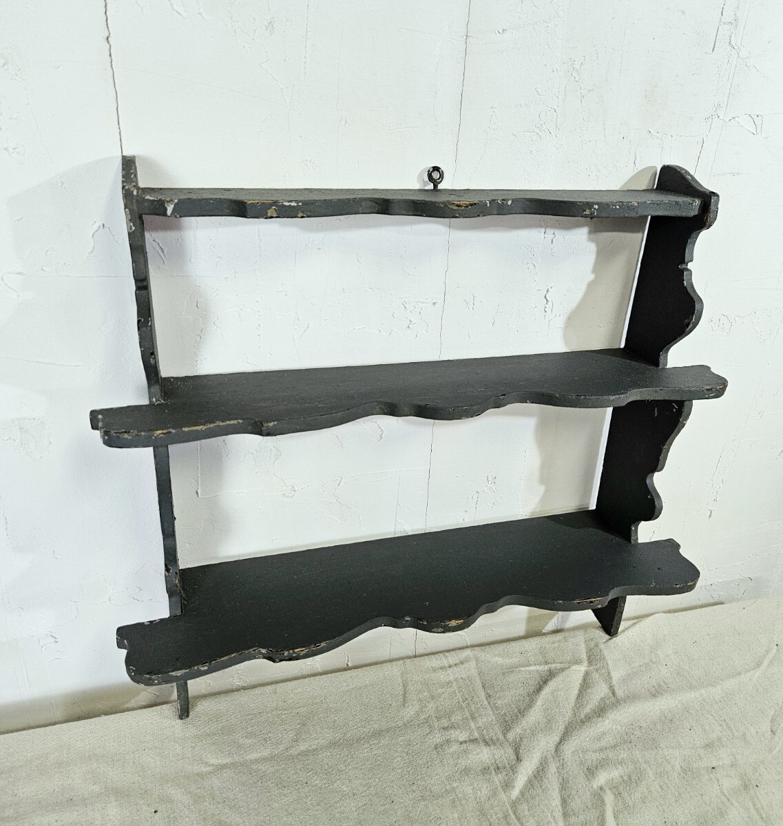 フランス ヴィンテージ ウォールシェルフ 飾り棚 壁掛け収納