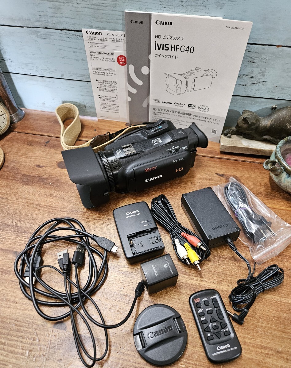 キヤノン CANON iVIS HF G40 ブラック フルハイビジョン ビデオ