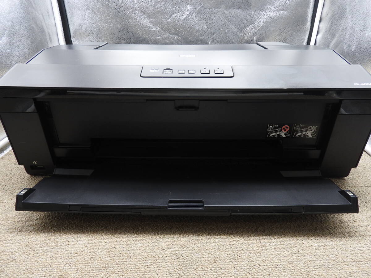 EPSON エプソン◆インクジェットプリンター EP-4004 A3対応 カラリオ 通電のみ確認(rèn)◆中古ジャンク品「管理№F11628」