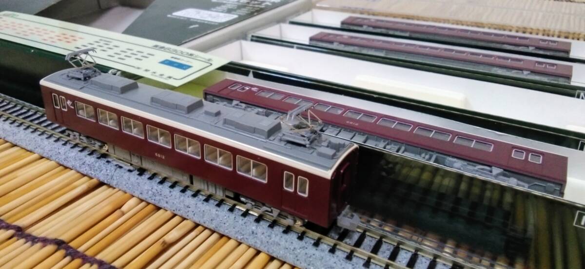 ▼KATO-10-051▼坂急6300系/新社紋(舊制品)/4両増結(jié)セット/京都本線の特急/中古