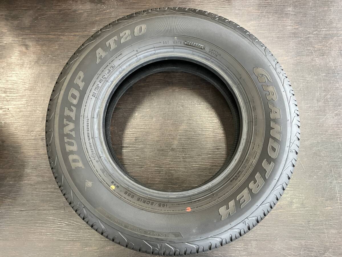 ★SALE! 1000円～売切 最落無 新車外し 4本SET ダンロップ グラントレック AT20 195/80R15 195/80-15 ジムニーシエラ 車検 夏タイヤ 交換