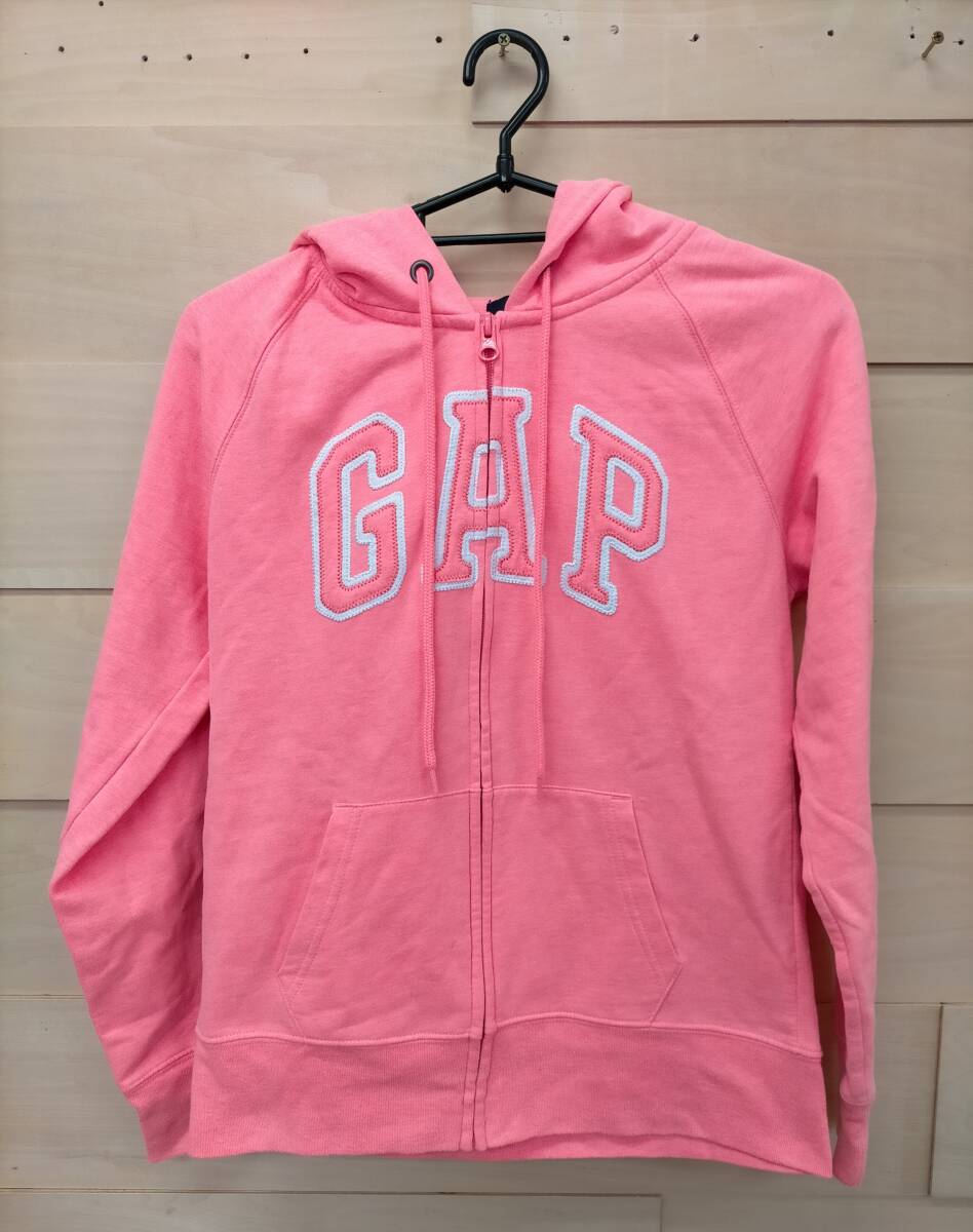 GAP　ギャップ　パーカー　サーモンピンク　Sサイズ　レディース　01