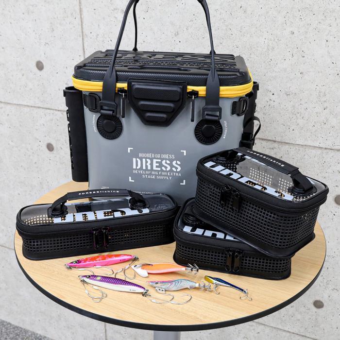 DRESS メッシュタックルボックスマルチ VSサイズ 140mm×200mm×60mm バッカン タックルボックス シマノ ダイワ サーティーフォー ティクト