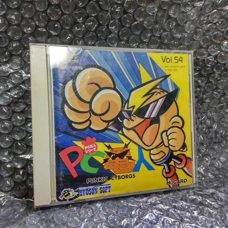 001651◆ケース?説明書付き◆PCE PC電人 PCエンジン ハドソン NEC ソフト Huカード 起動(dòng)確認(rèn)済
