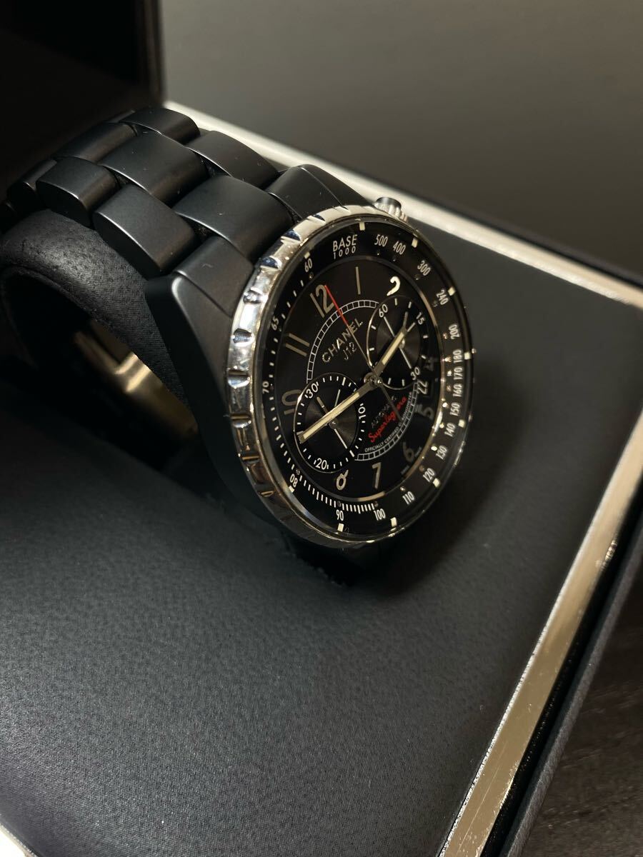 【鑑定済】シャネル CHANEL J12 スーパーレッジェーラ H3409 時計 自動巻き