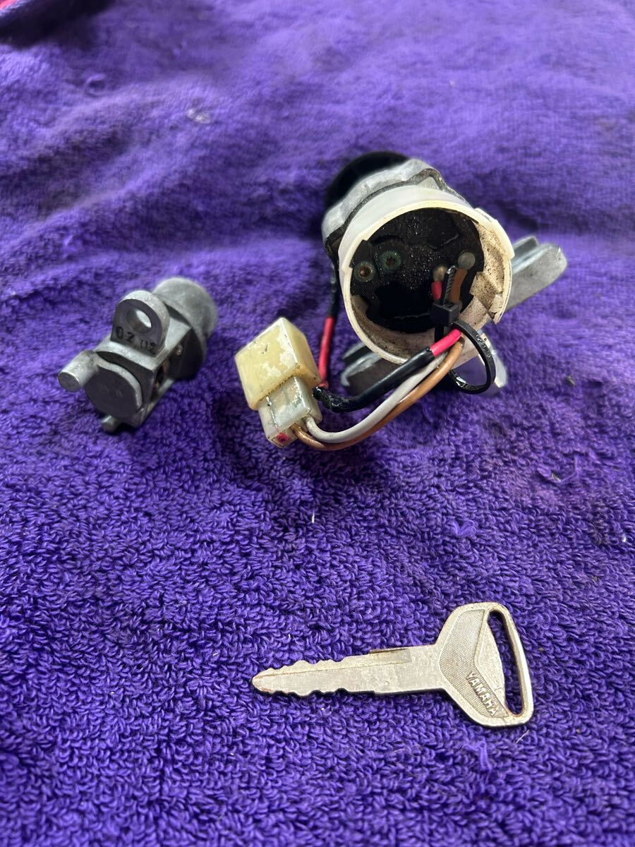 4300■ ヤマハ GEAR ギア UA03J 純正 メインキー セット 純正キー_画像3