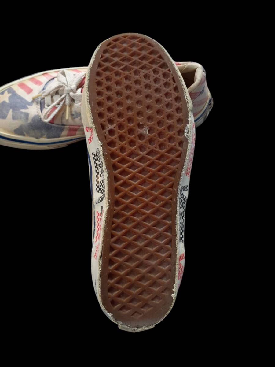 80s 90s USA製 VANS ERA 星条旗柄 アメリカ製 26センチ程度 80s 90s USA製 VANS ERA 星条旗柄 アメリカ製 26センチ程度