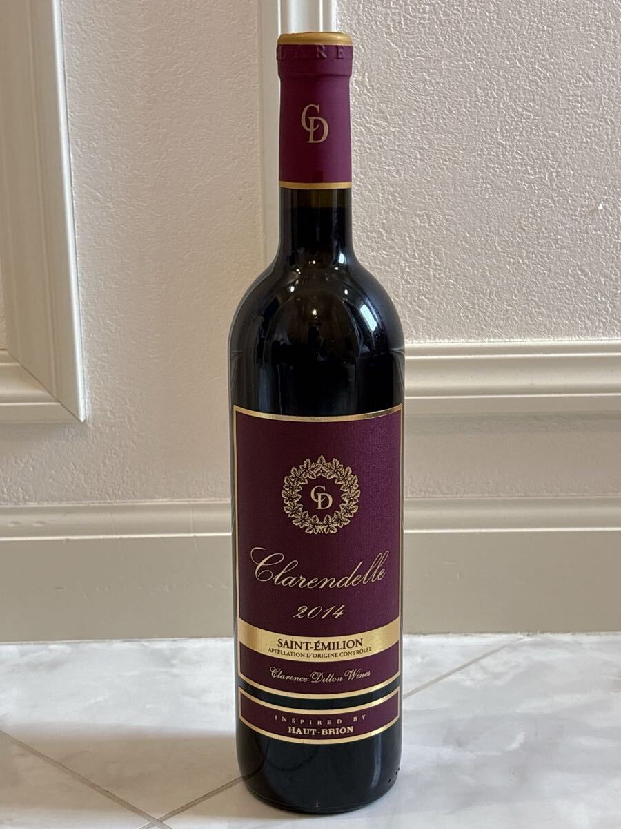 ⑦ 未開封品 ENOTECA クラレンドル ルージュ 2014 ワイン 750 13% 赤ワイン 木箱付