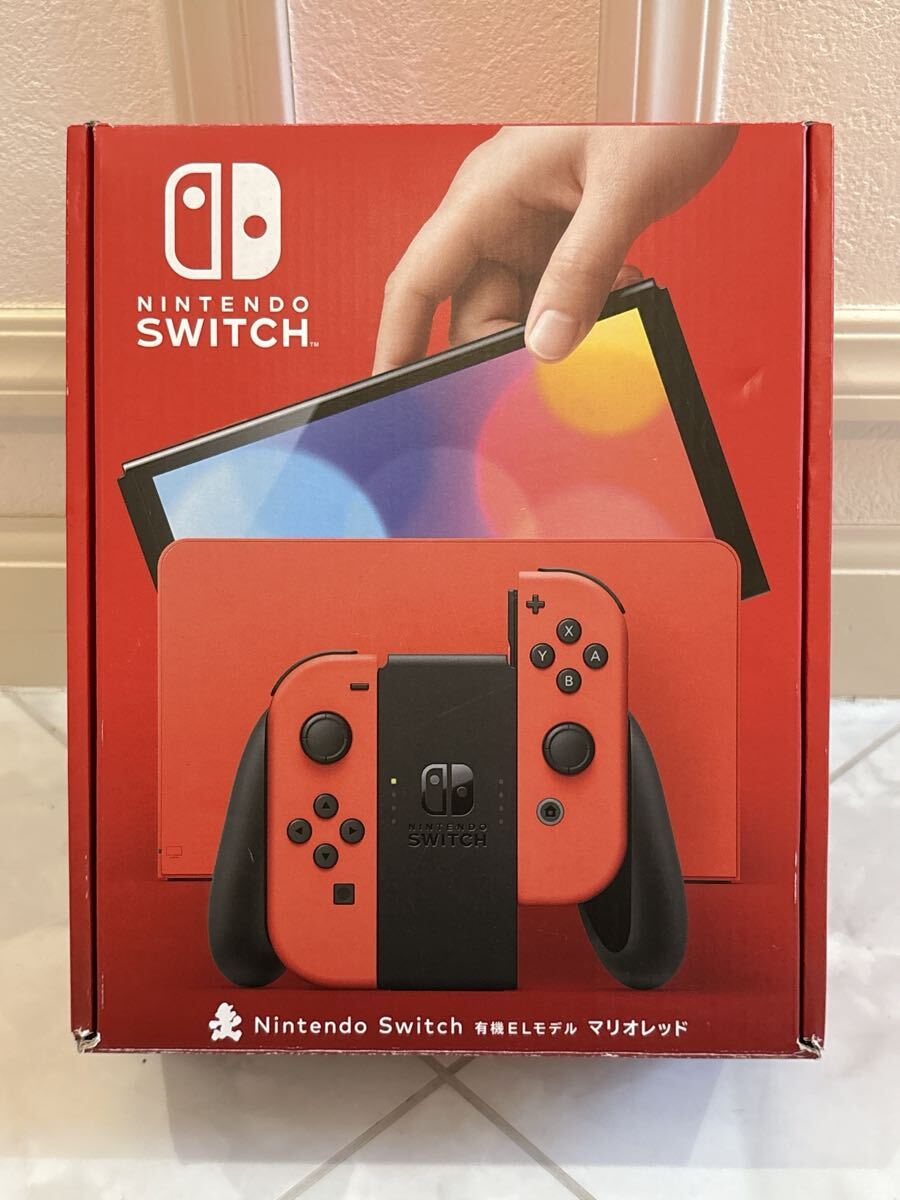 ③ вскрыть завершено не использовался товар Nintendo Switch Mario красный иметь машина EL модель HEG-S-RAAAA Nintendo переключатель 