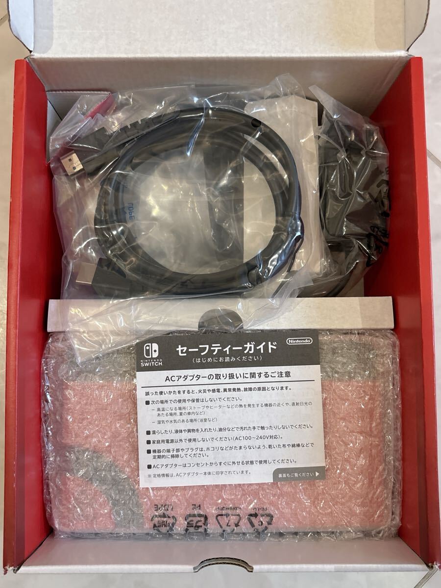 ③ вскрыть завершено не использовался товар Nintendo Switch Mario красный иметь машина EL модель HEG-S-RAAAA Nintendo переключатель 