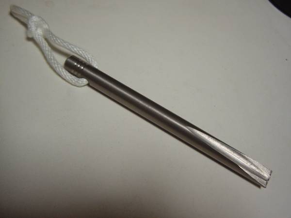 64 titanium piton одна сторона круг паз порез . входить 12φ15. полосатый оплегнат 