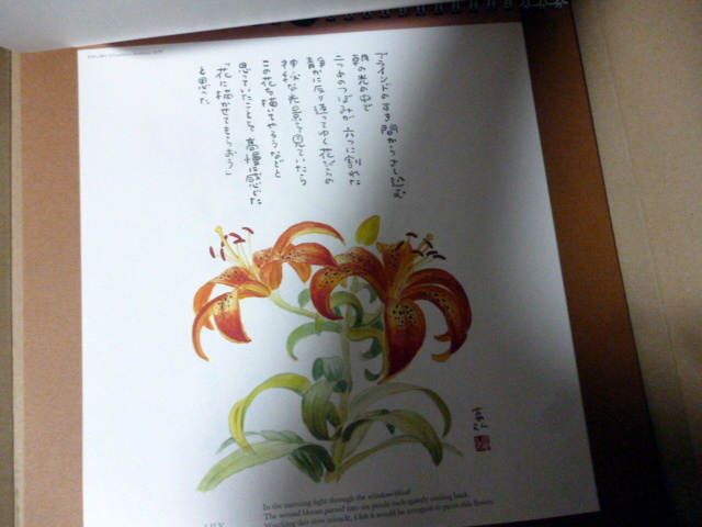 星野富弘 カレンダー ミニスタイル 2025 年版 令和7年 詩画集 詩集　画集_画像6