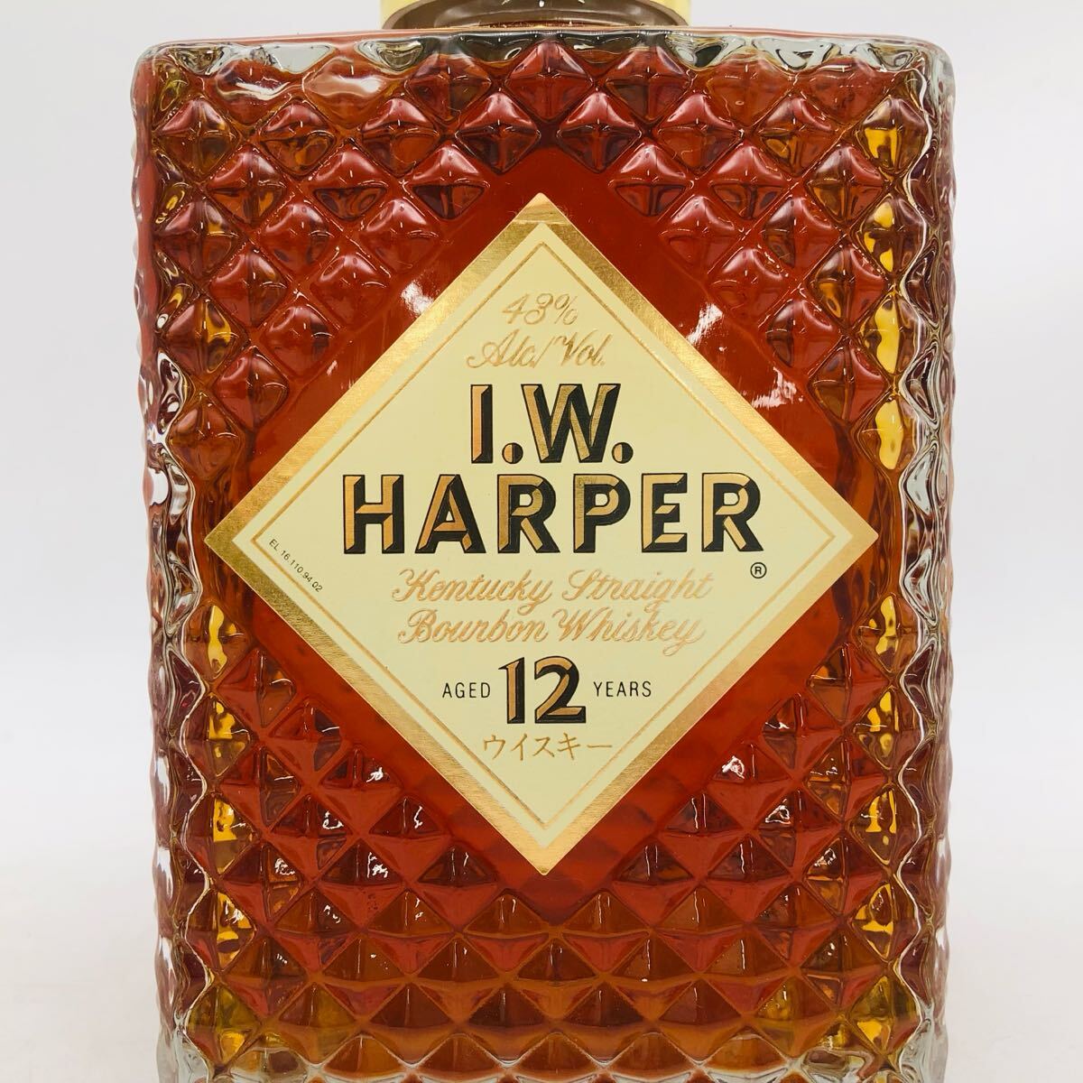 未開栓】IWハーパー12年 ウイスキー 古酒 750ml 43% 箱付