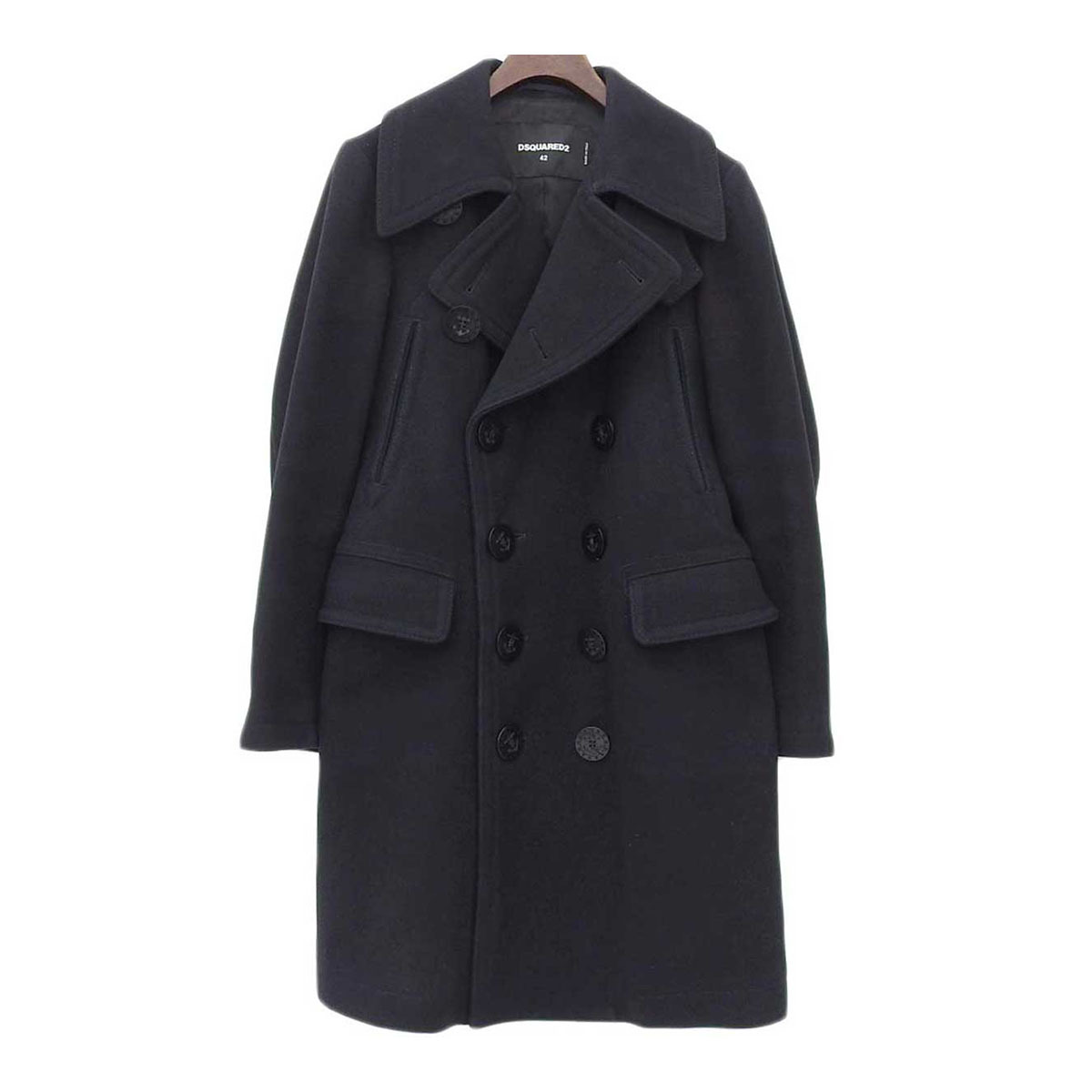 ディースクエアード ピーコート メンズ ネイビー DSQUARED2 中古 【アパレル?小物】