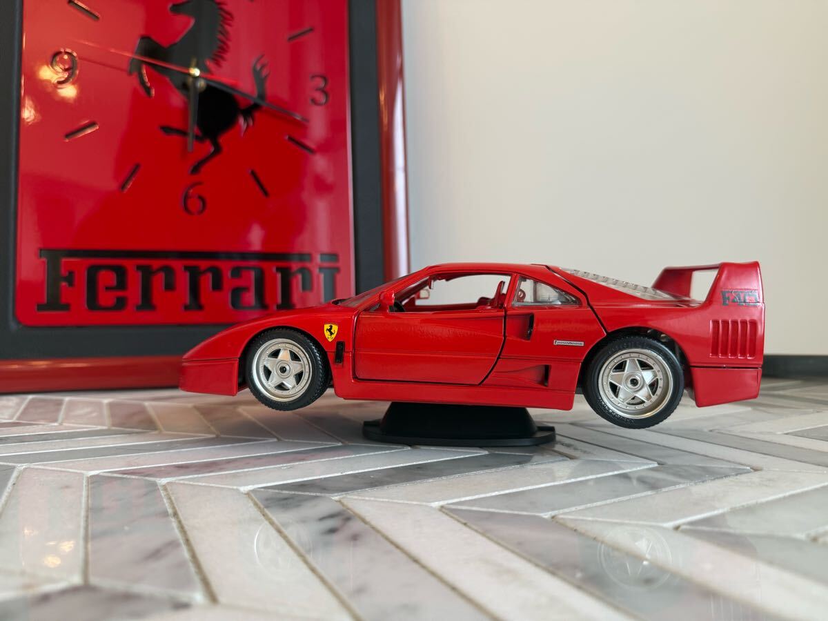 bburago Ferrari F40 миникар полный открытие и закрытие . красный Vintage подлинная вещь