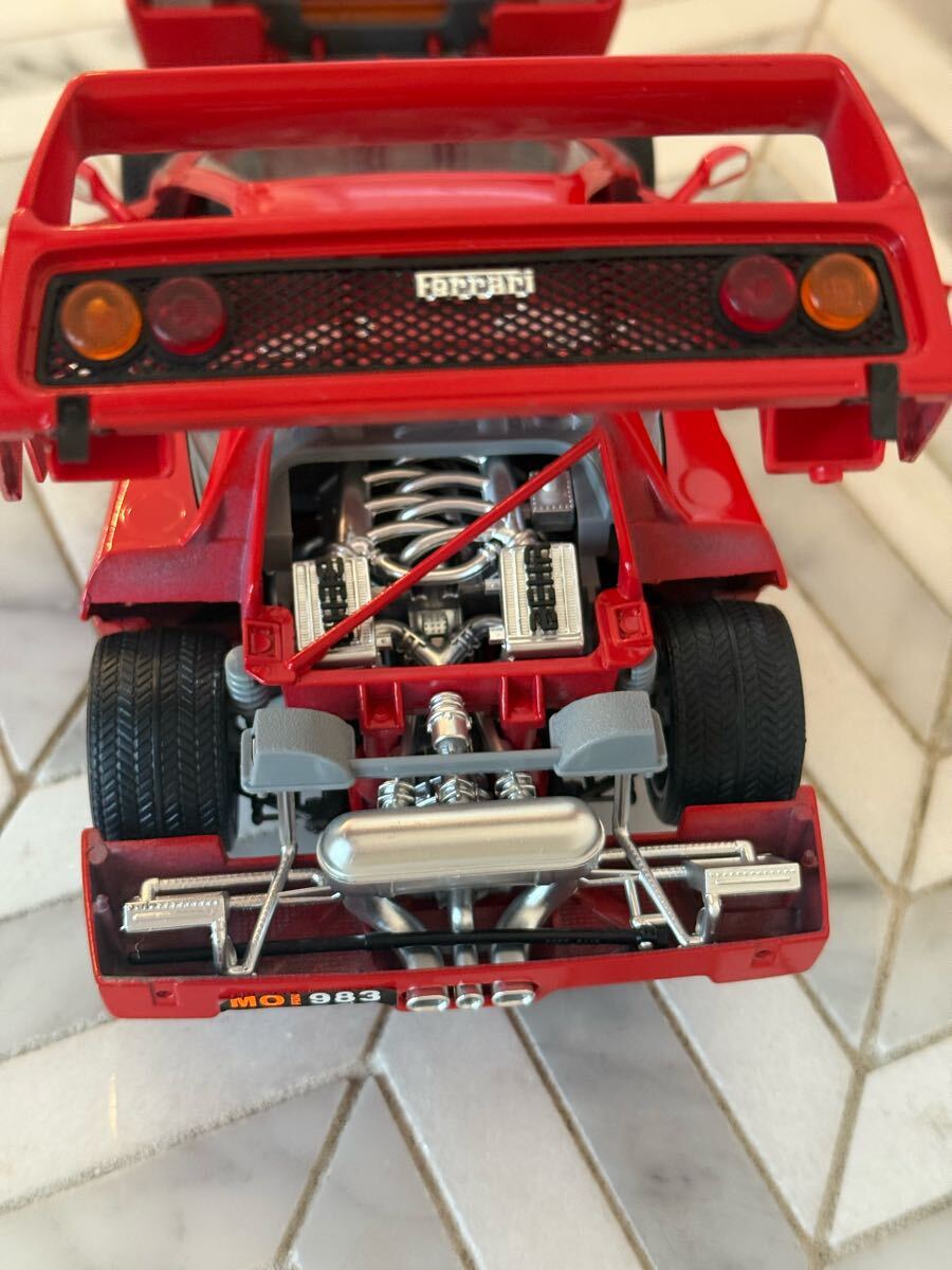 bburago Ferrari F40 миникар полный открытие и закрытие . красный Vintage подлинная вещь