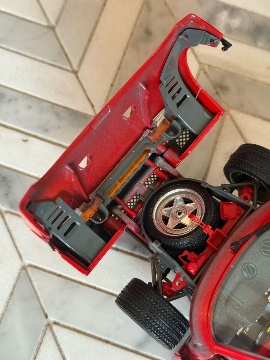 bburago Ferrari F40 миникар полный открытие и закрытие . красный Vintage подлинная вещь