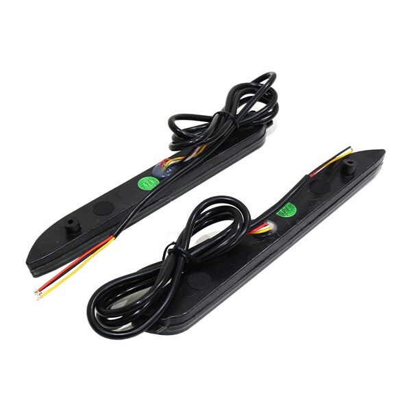 [新デザイン] ダイハツ MAX (L950S/L960S) 前期 LED シーケンシャル リフレクター スモーク 左右セット オープニングアクション 2段階點(diǎn)燈