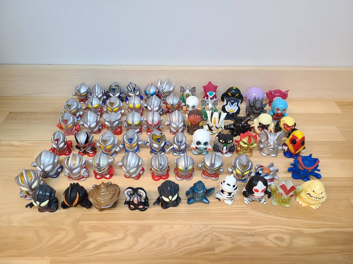 098-E43) 現状品 ウルトラマン 怪獣 宇宙人 指人形 まとめ売り