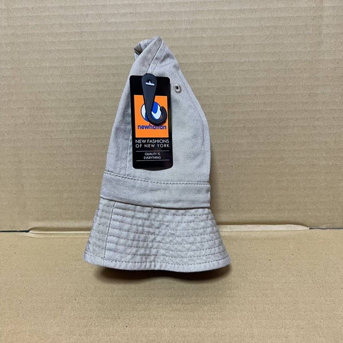 NEWHATTAN ツイルコットン カーキ L/ XLサイズ メトロハット バケハ ニューハッタン 帽子 KHAKI ベージュに近い色★_画像5