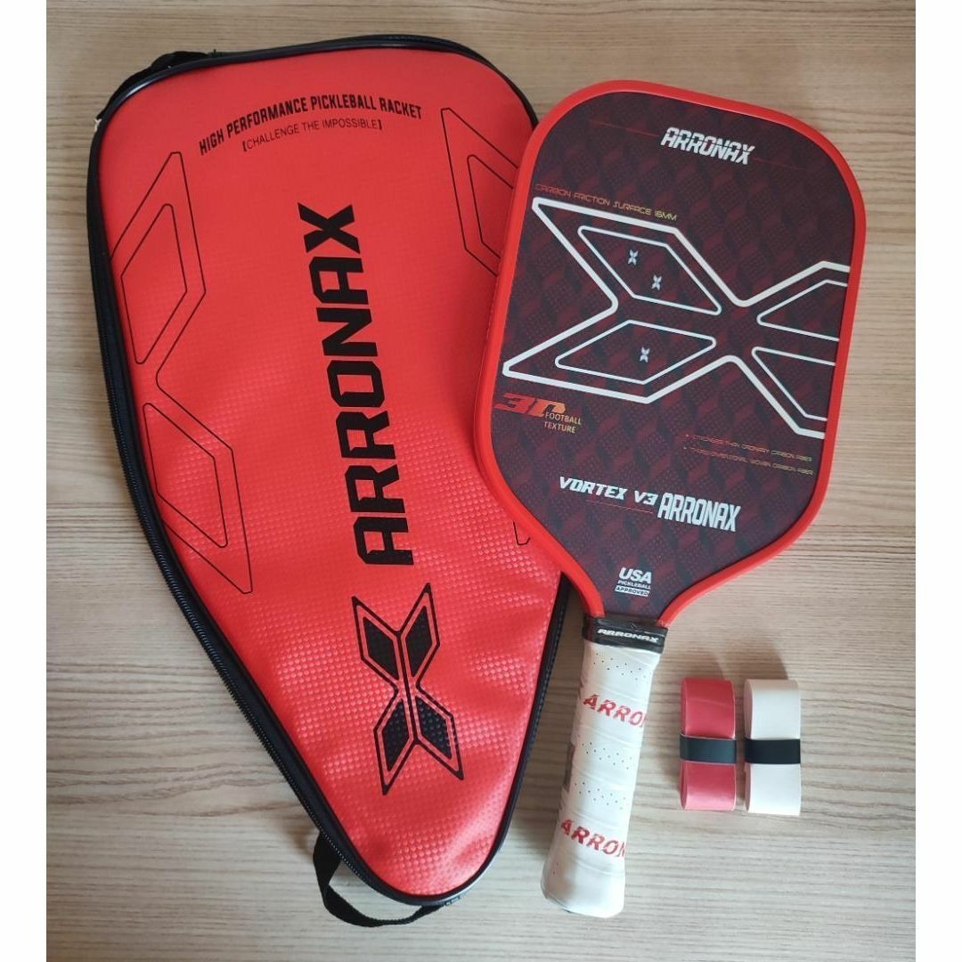 ARRONAX USAP承認 ピックルボール パドル 18K生カーボン ARRONAX USAP承認 ピックルボール パドル 18K生カーボン
