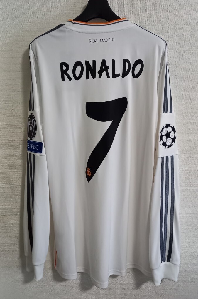 【正規(guī)品】ロナウド 長袖ユニフォームronaldo long sleeve official jersey CL 13/14