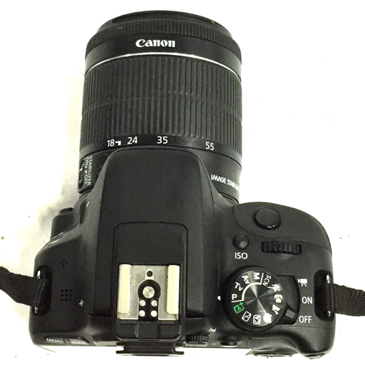1円 Canon EOS Kiss X7 EF-S 18-55mm 1:3.5-5.6 IS STM 一眼レフ デジタルカメラ キャノン 光學(xué)機器 通電動作確認済み