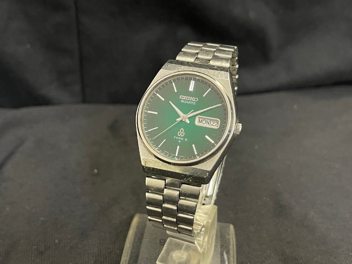 アンティーク雑貨 MON MK0705-18 SEIKO QUARTZ TYPEⅡ 7546-700B 腕時計 セイコー クォーツ