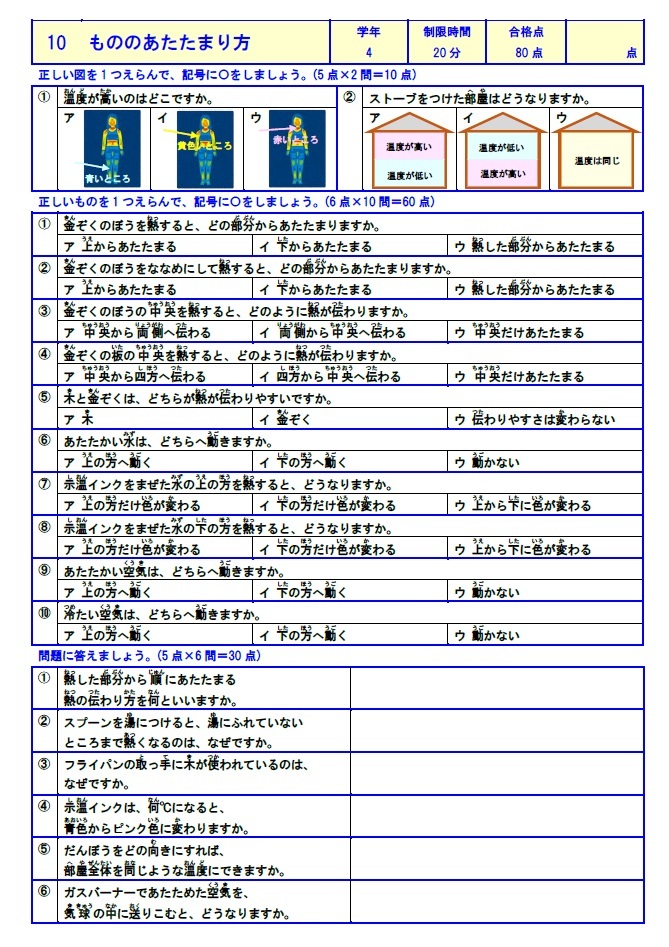 各章の終わりにテストがあります◎