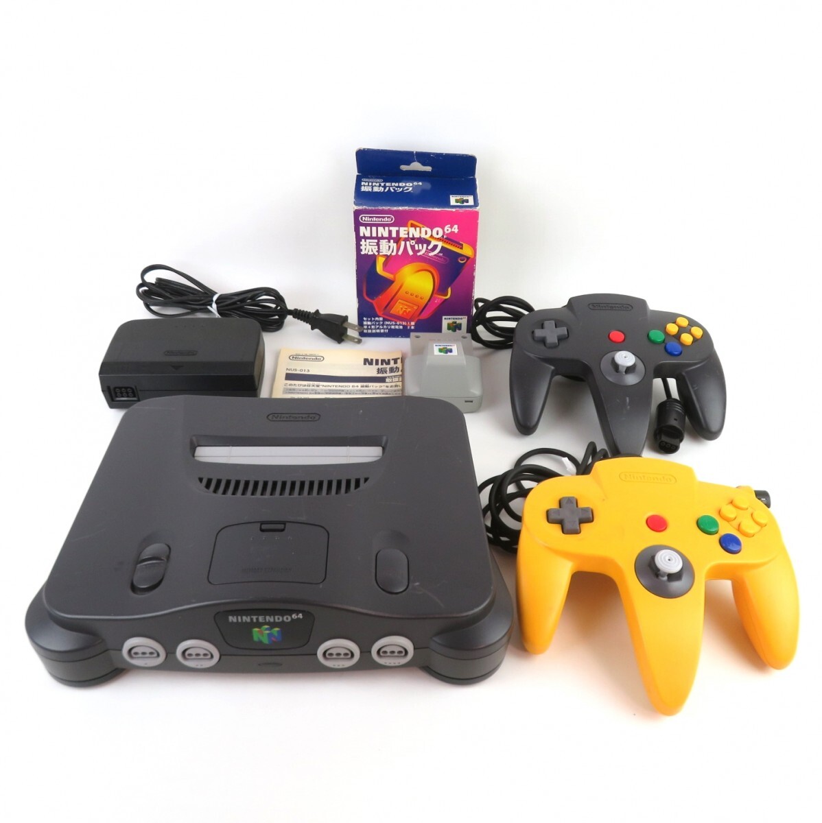 送料無料 内祝い 5点 まとめ 任天堂 NUS-001(JPN 本体 NINTENDO64 ニンテンドー 本体、アクセサリー
