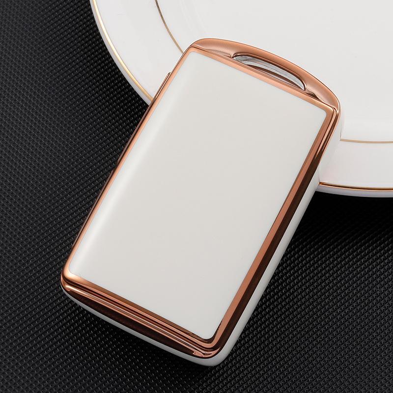 マツダ キーケース TPU キーカバー 白金 CX-8 CX-5 CX-3 CX-30 MAZDA3/2 MX-30 CX-60