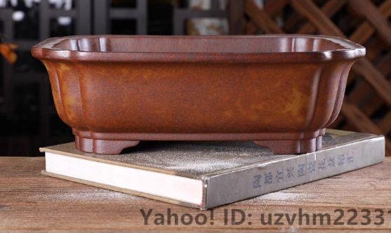 長方鉢 中国宜興 紫砂の鉢 盆栽鉢 植木鉢 小品盆栽鉢 大品