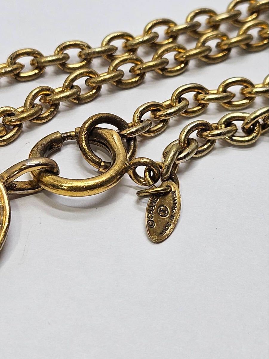 CHANEL　シャネル　刻印有り　ココマーク　マトラッセ　　ネックレス　11674