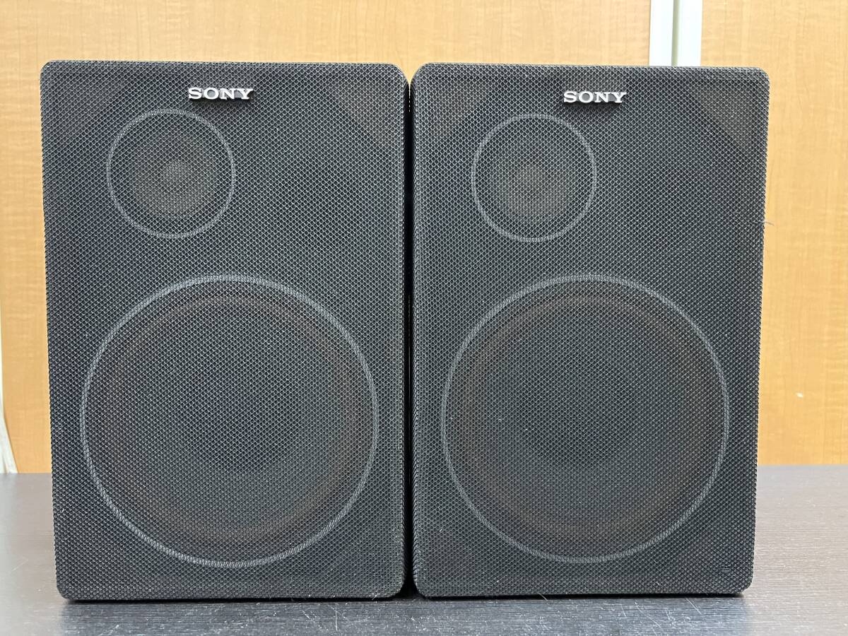 SONY Sony SS-91 акустическая система пара выход звука подтверждено одна сторона размер : высота 30cm ширина 20cm глубина 21cm хороший звук делается *[ управление No.F11614]