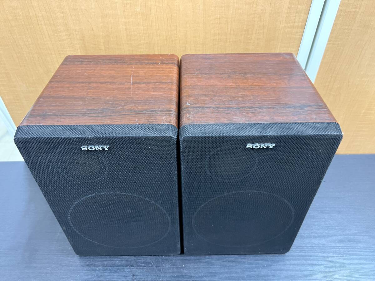 SONY Sony SS-91 акустическая система пара выход звука подтверждено одна сторона размер : высота 30cm ширина 20cm глубина 21cm хороший звук делается *[ управление No.F11614]