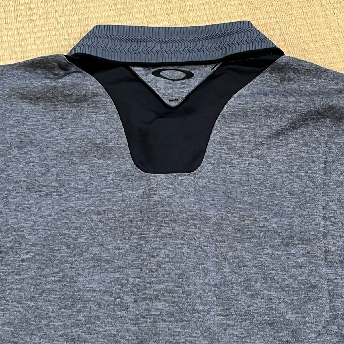 OAKLEY スカル　長袖ゴルフウェア（メンズM）