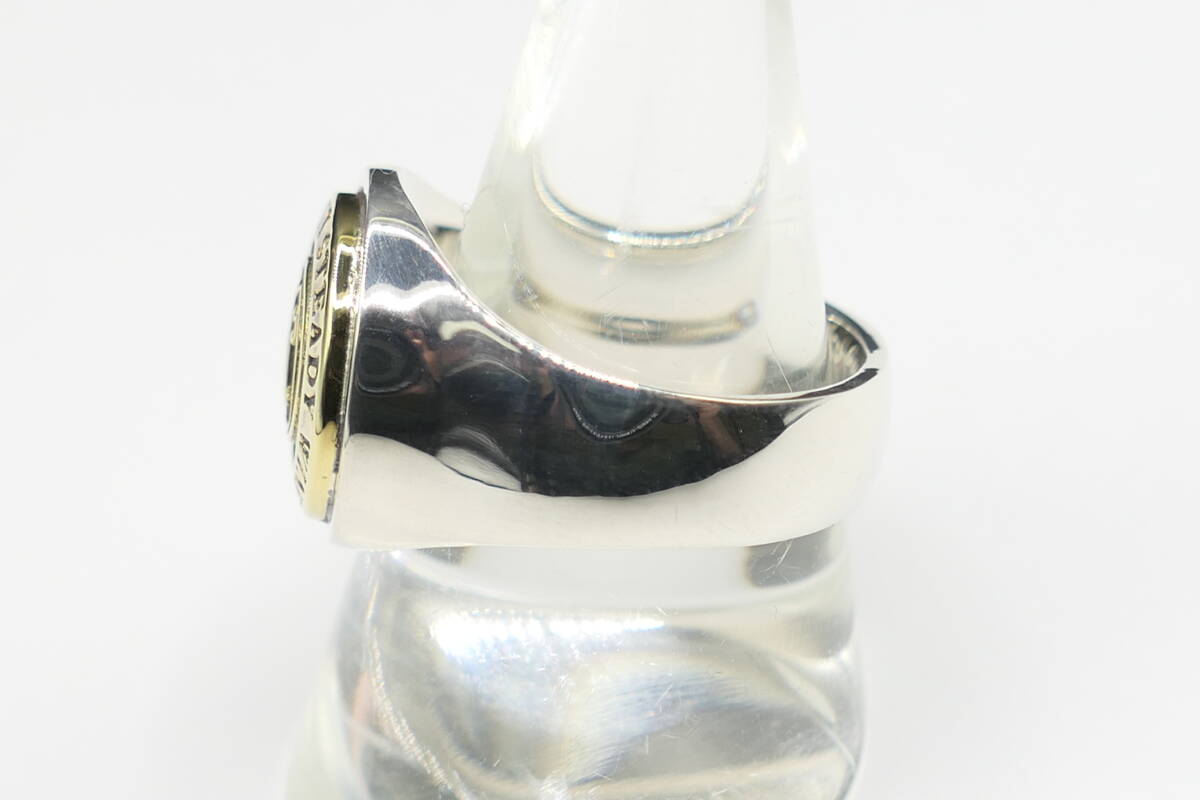 新品　21號(hào)　ドクターモンロー　コンチョ　カレッジリング　真鍮　指輪