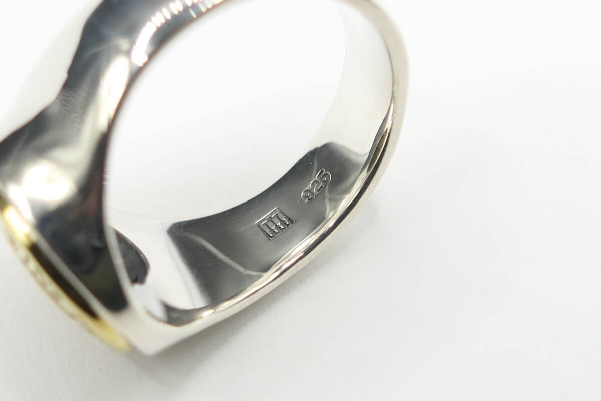 新品　21號(hào)　ドクターモンロー　コンチョ　カレッジリング　真鍮　指輪