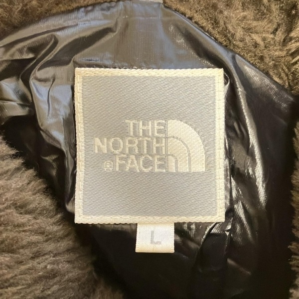 ノースフェイス THE NORTH FACE ブルゾン サイズL - ダークブラウン メンズ 長袖/フリース/ジップアップ/秋/冬 ジャケット
